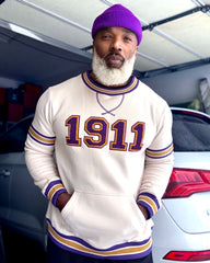Omega 1911 Neutral Chenille Crewneck