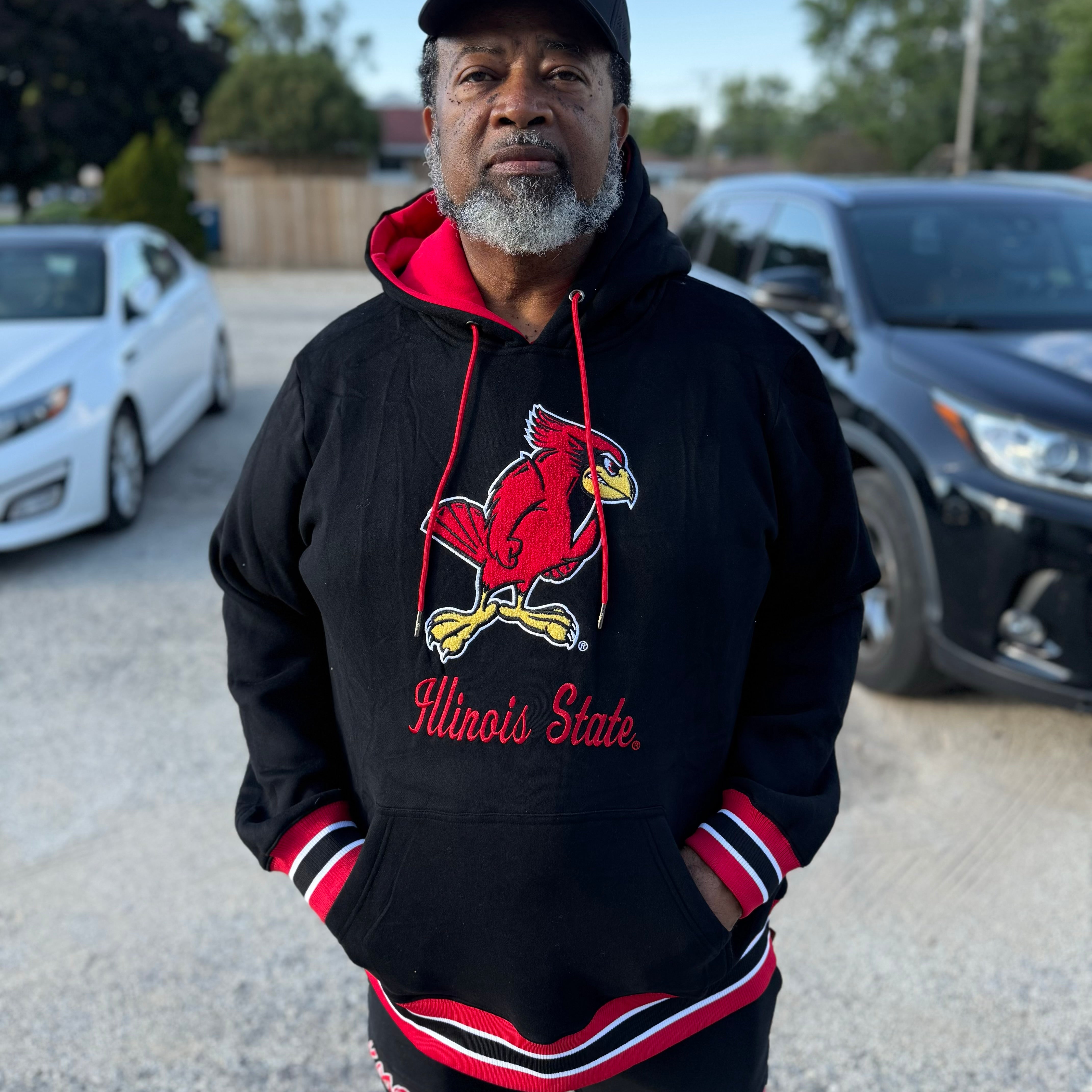Illinois State University Black Prep Hoodie