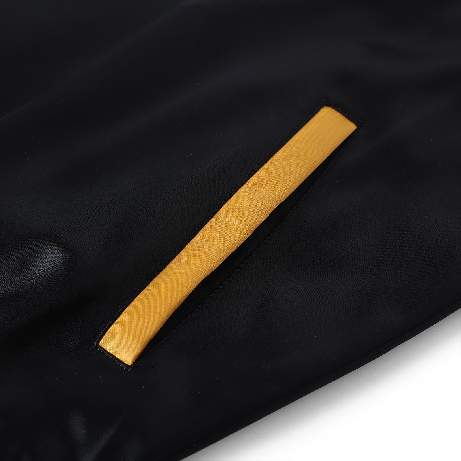 Alpha Black/Gold Bomber Jacket