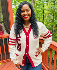 Delta Cream Fleece Cardigan Unisex Fit