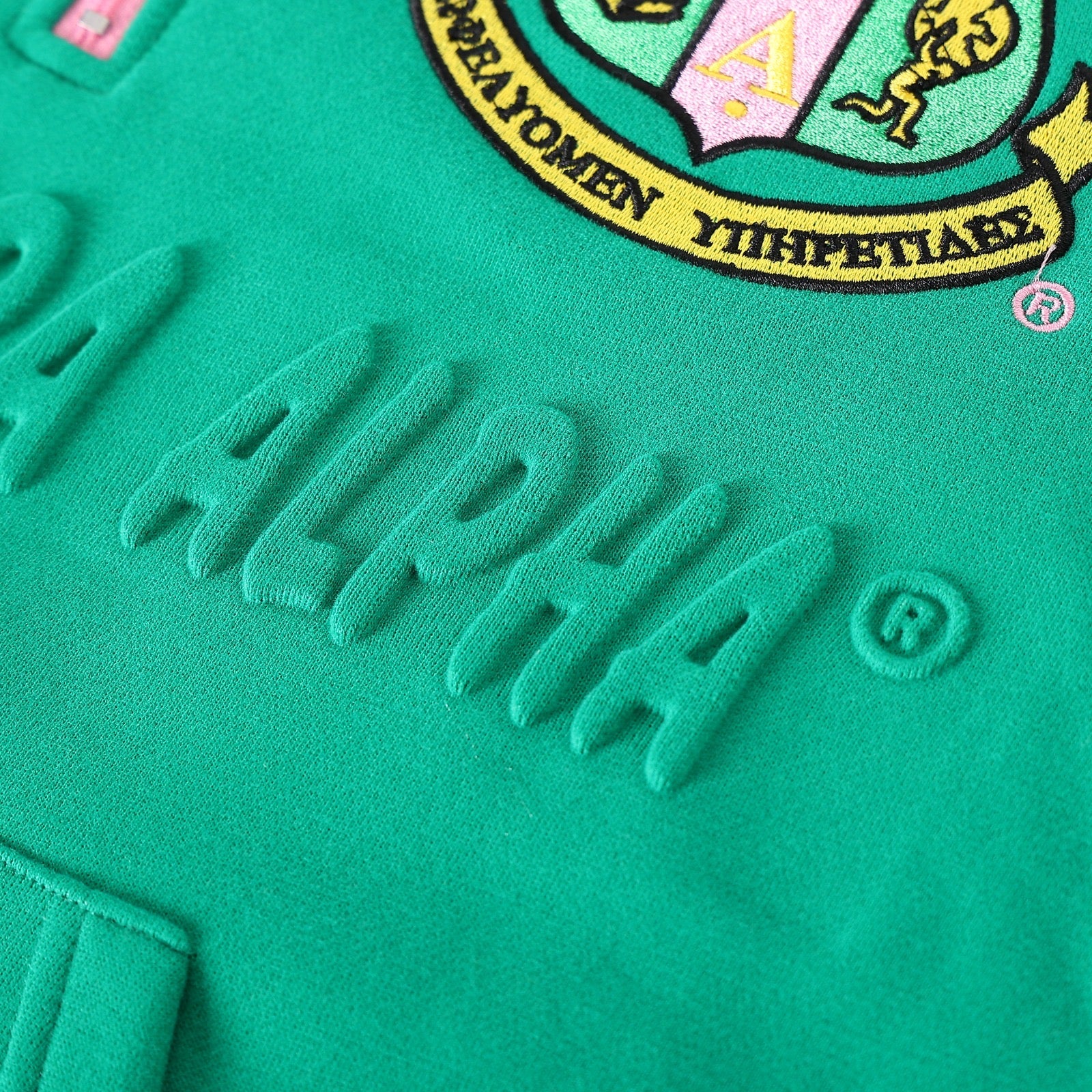 AKA Green Quarter Zip Sweatshirt Unisex