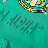 AKA Green Quarter Zip Sweatshirt Unisex