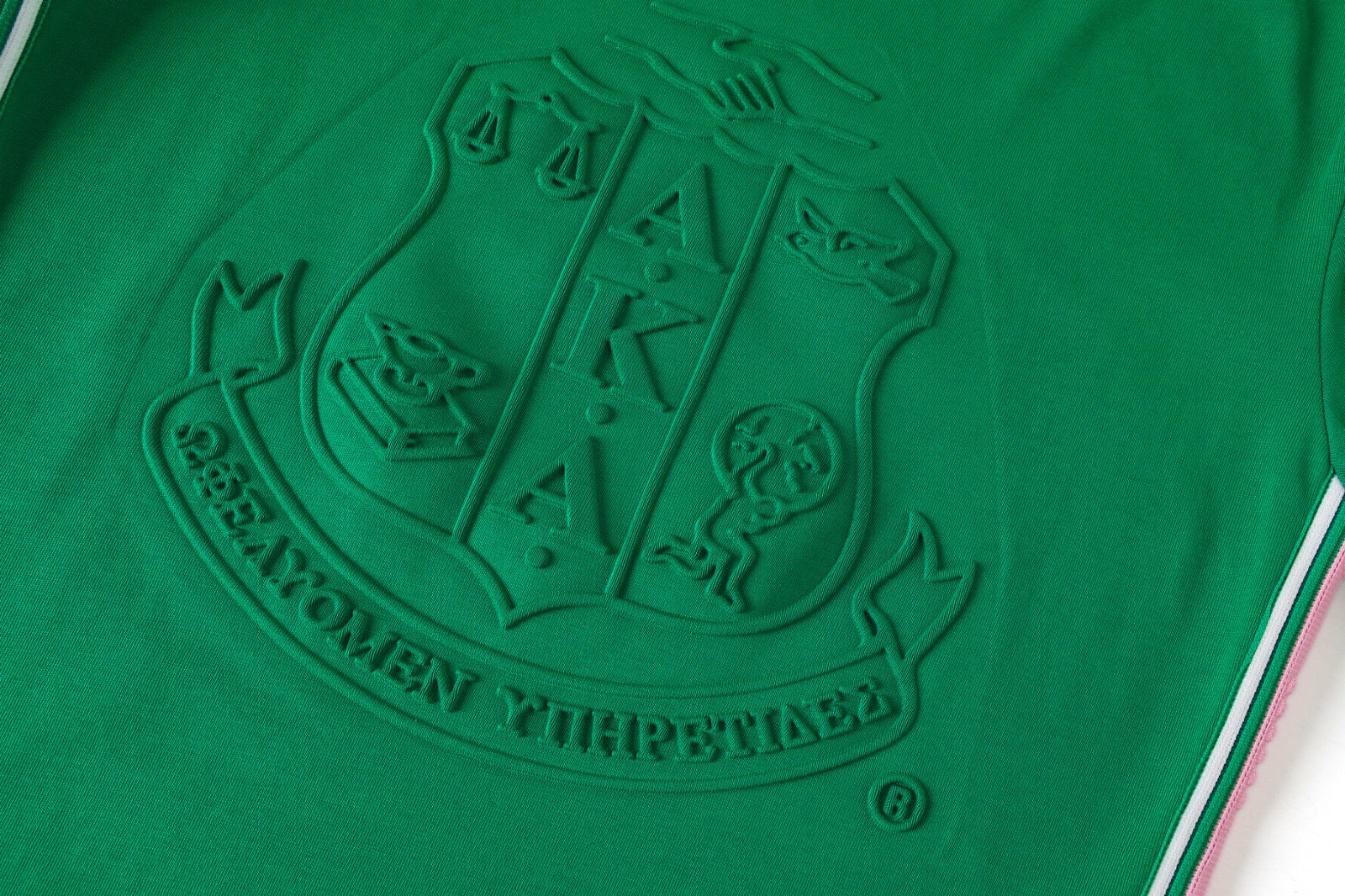 AKA Green Premium Embossed Shirt