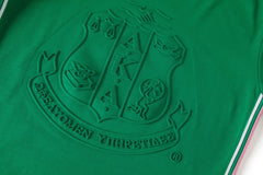AKA Green Premium Embossed Shirt