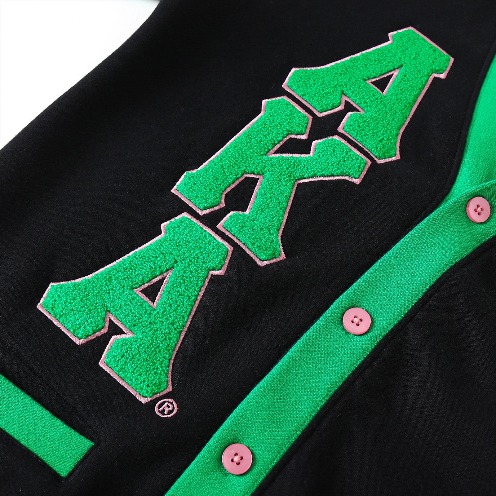 AKA Black Fleece Cardigan Unisex Fit