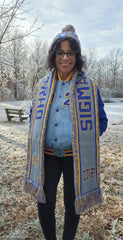 SGRho Grey Scarf and Hat Set