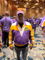 Omega Purple Windbreaker Full Zip