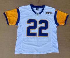 SGRho White Football Jersey