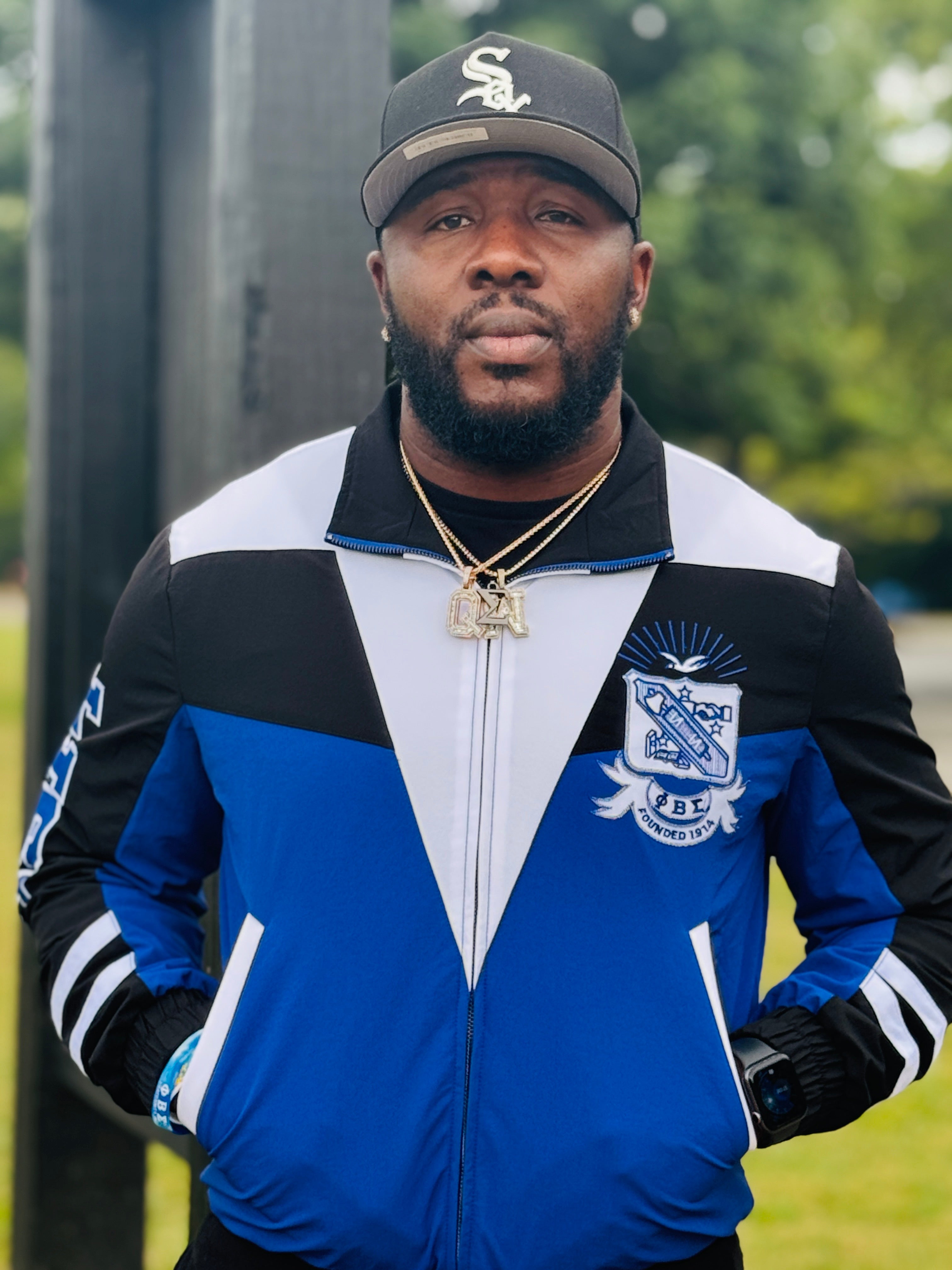 Sigma Blue Windbreaker Full Zip