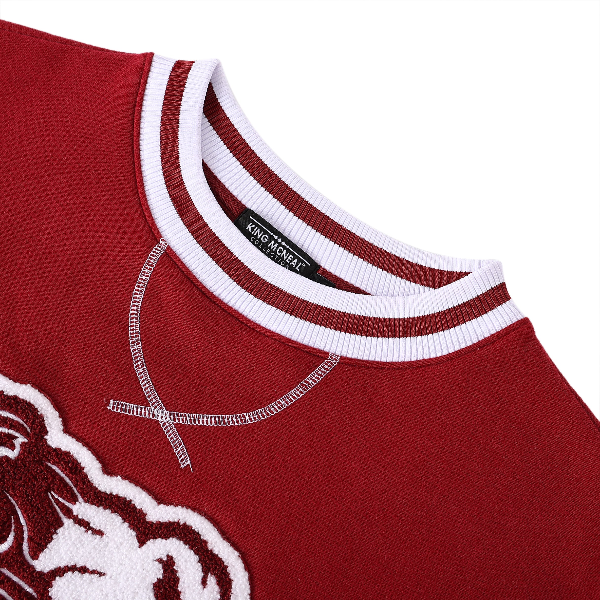 Alabama A&M Maroon Bulldog Pocket Crewneck