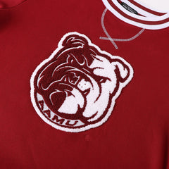 Alabama A&M Maroon Bulldog Pocket Crewneck