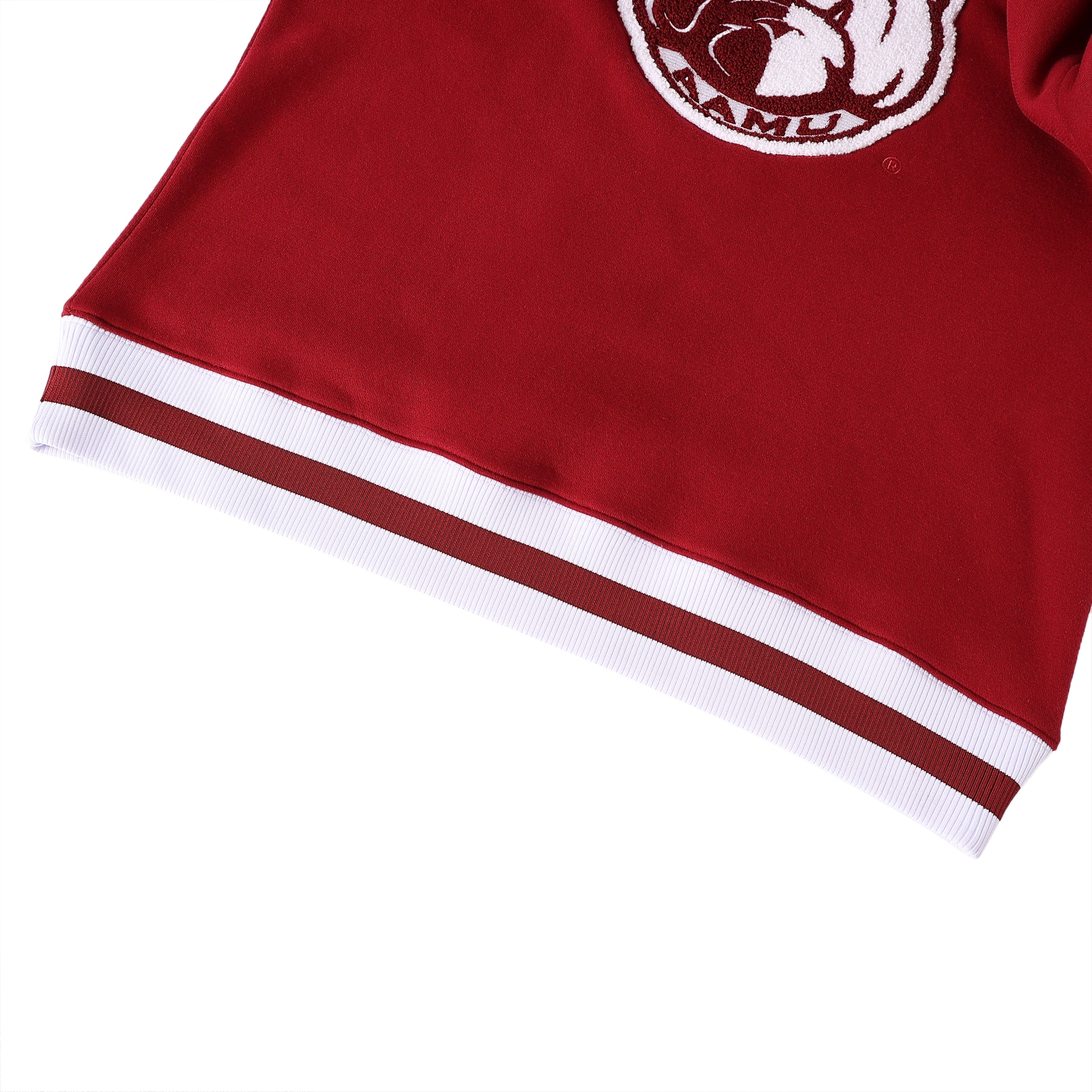 Alabama A&M Maroon Bulldog Pocket Crewneck