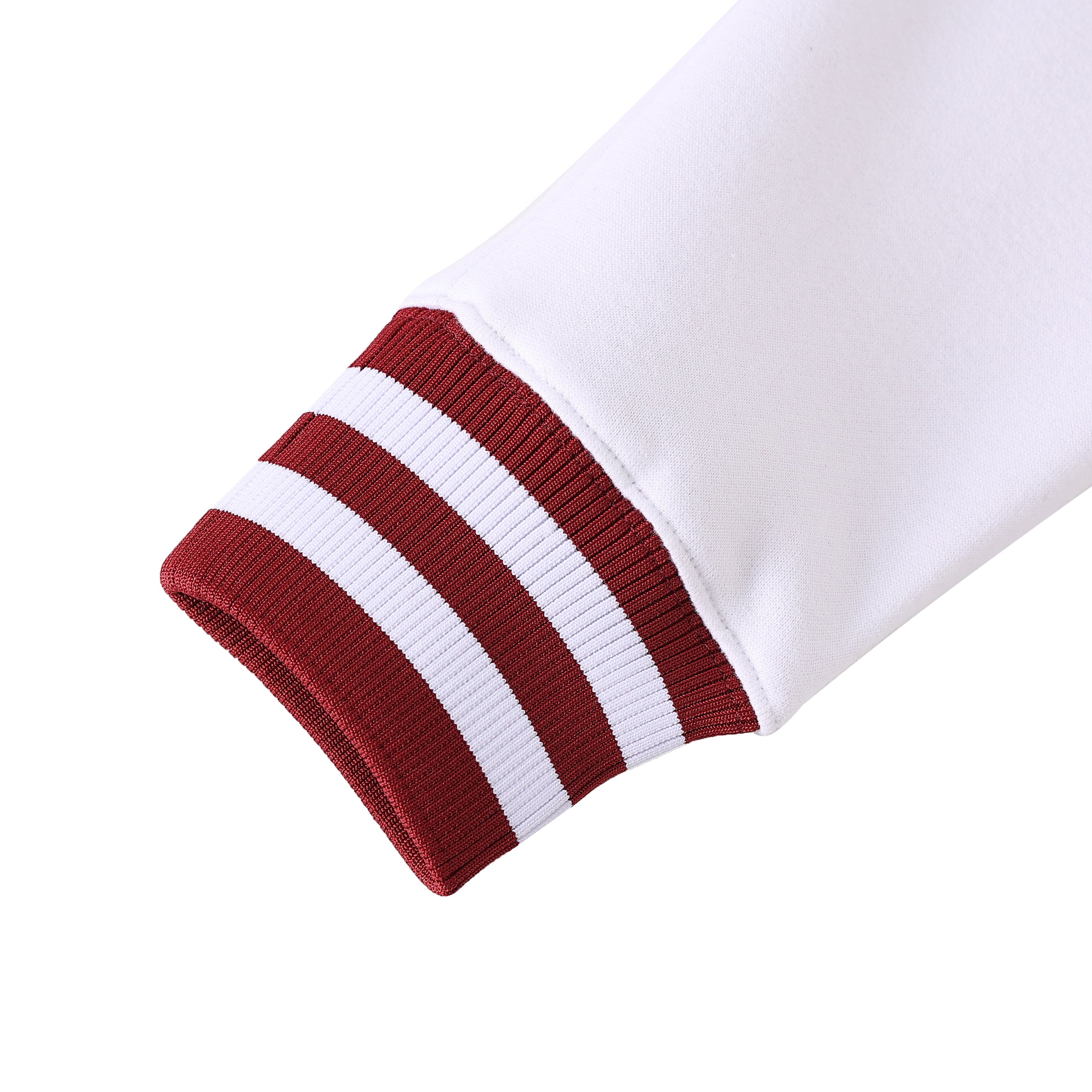 Alabama A&M White Quarter Zip Crewneck