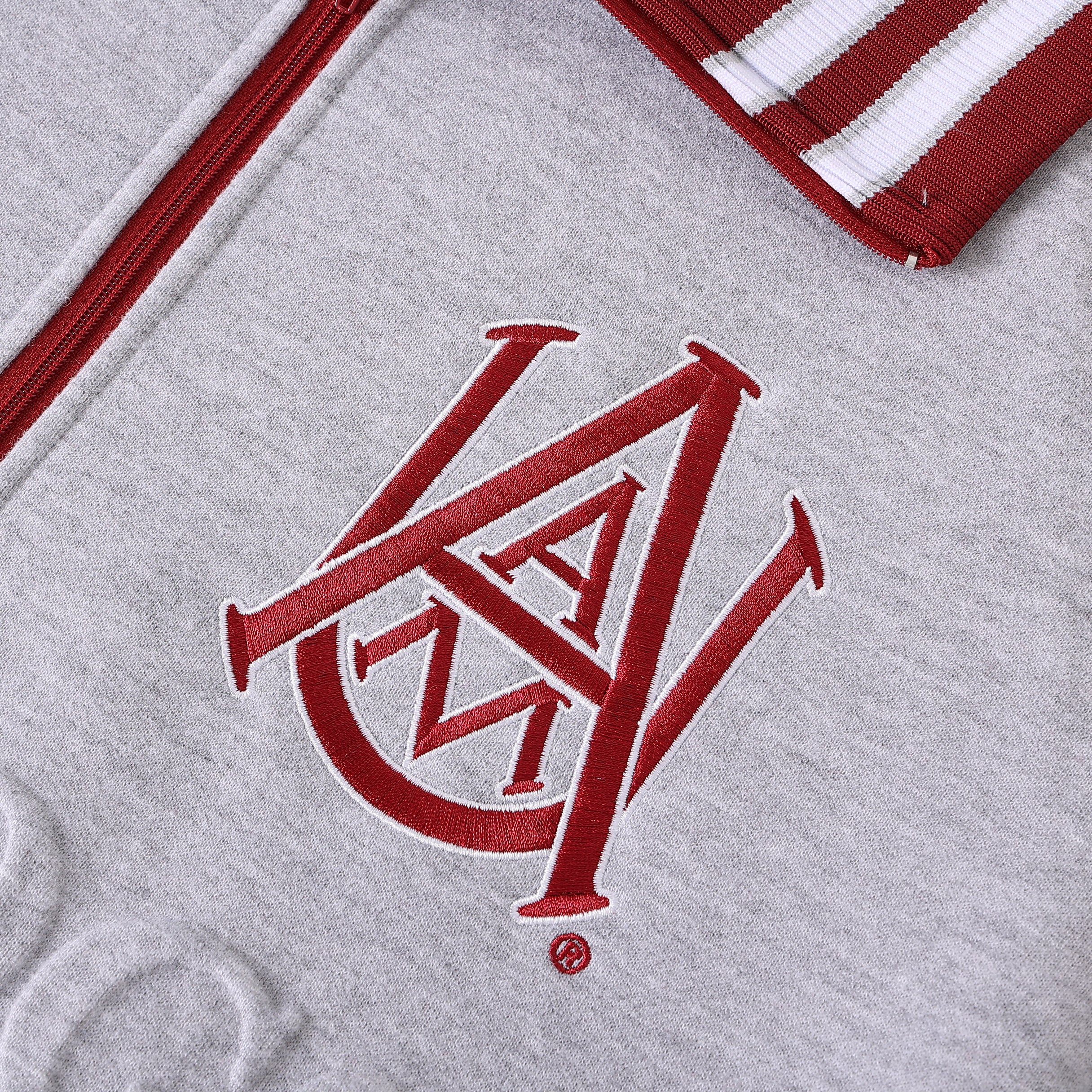 Alabama A&M Grey Quarter Zip Crewneck