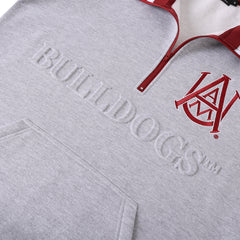 Alabama A&M Grey Quarter Zip Crewneck