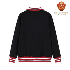 Alabama A&M Black Quarter Zip Crewneck