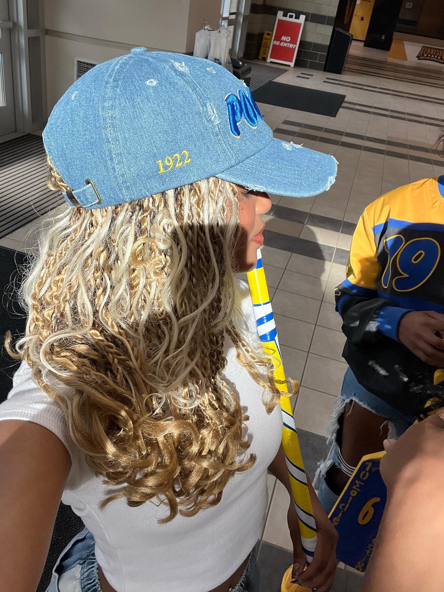 Sigma Gamma Rho Poodle Denim Hat