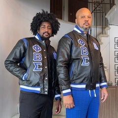 Sigma All Leather Letterman Jacket
