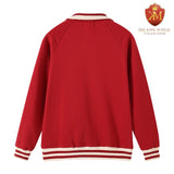 Delta Crimson Quarter Zip Sweatshirt Unisex