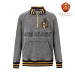 Alpha Denim Quarter Zip Sweatshirt
