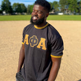 Black Alpha Baseball Jersey