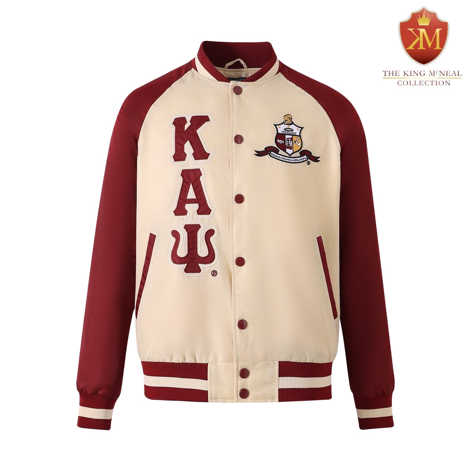 Kappa Krimson & Kream Bomber Jacket