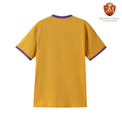 Omega Premium Gold Chenille Crest Ringer Shirt