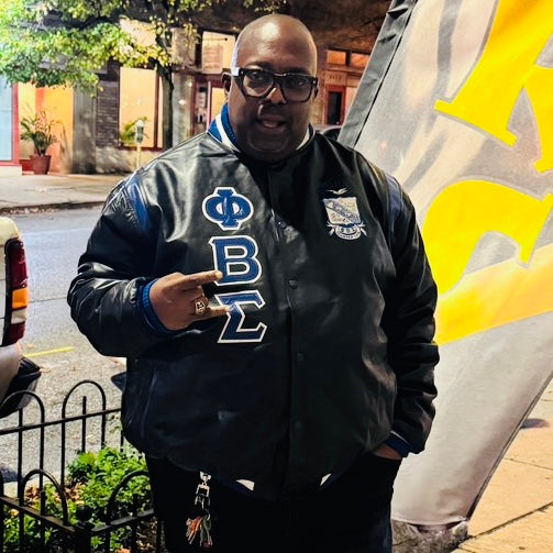 Sigma All Leather Letterman Jacket