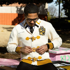 Alpha Neutral Premium Knit Cardigan