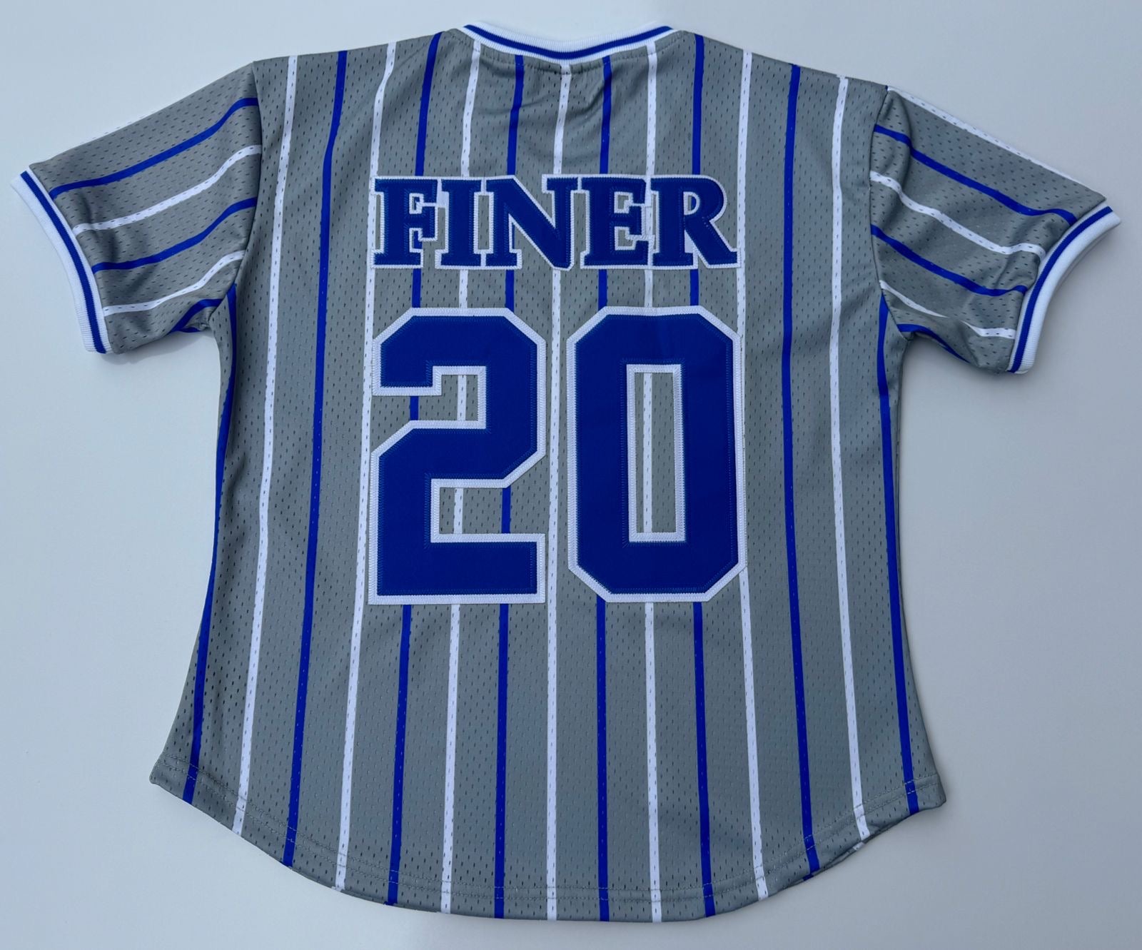 Zeta Grey Baseball Jersey