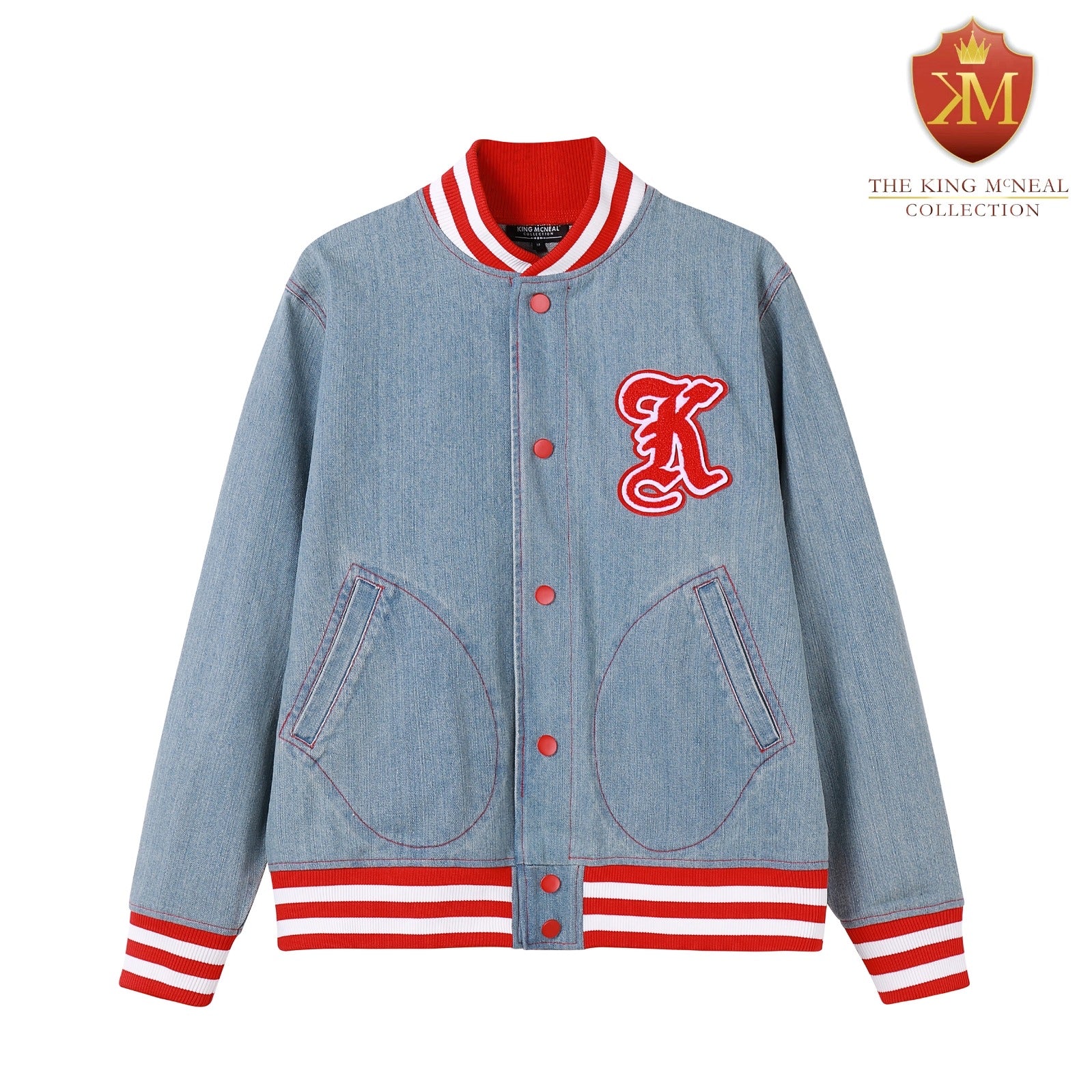 Kappa “K” Denim Chenille Jacket