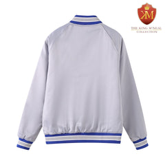 Zeta Silver Bomber Jacket Unisex Fit