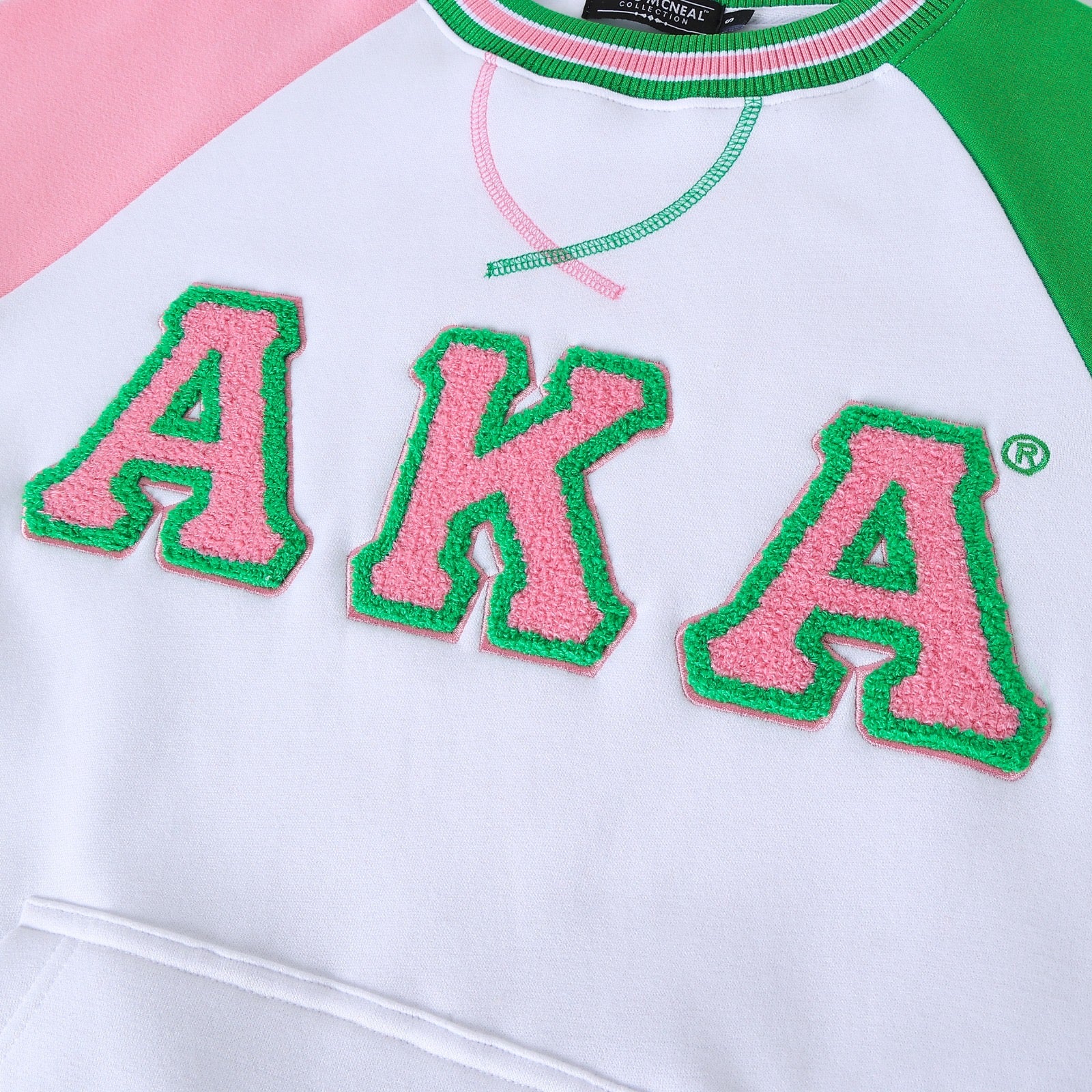AKA White Chenille Crewneck (Unisex Size)