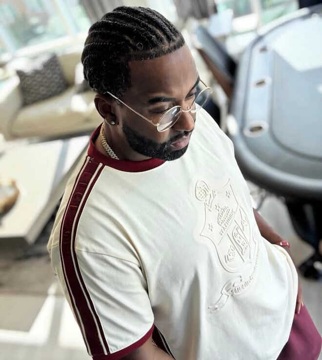 Kappa Cream Tapered Embossed Premium Crest Shirt