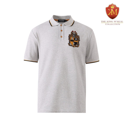 Alpha Grey Premium Polo Shirt