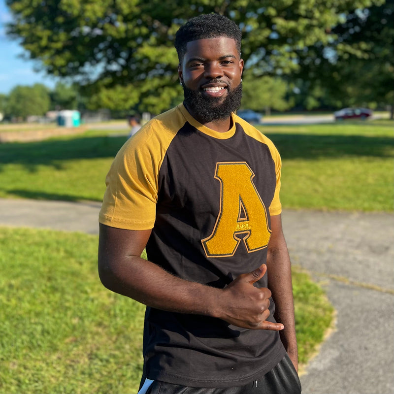 Alpha Big A Premium Raglan Tshirt