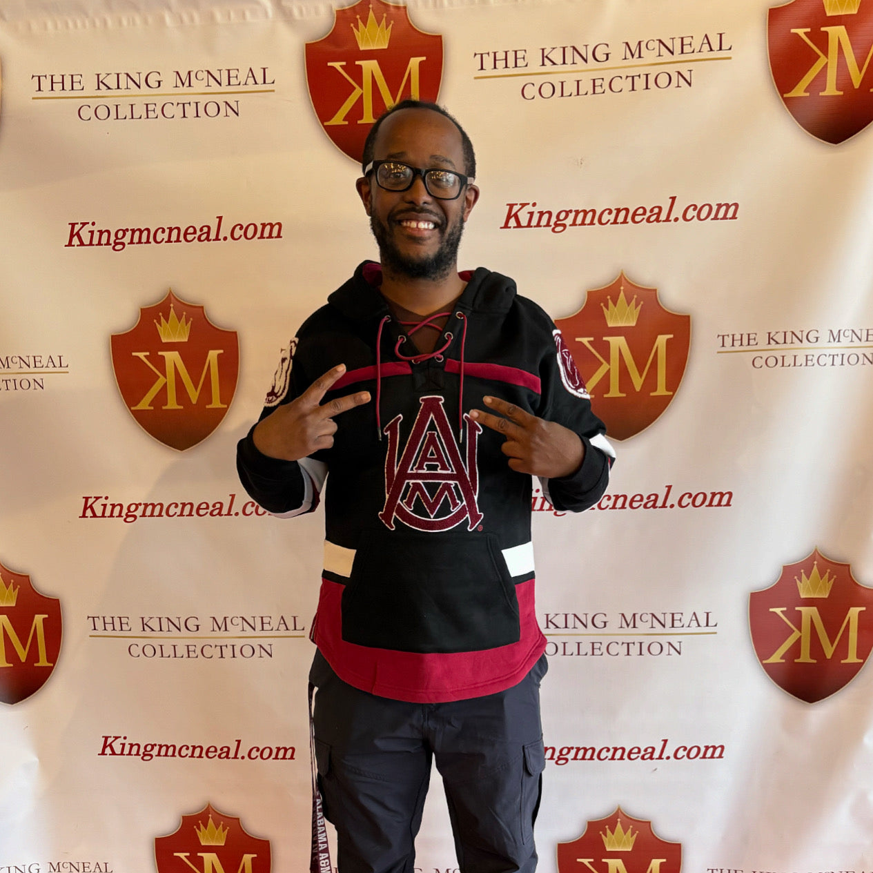 Alabama A&M Black Hockey Hoodie