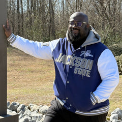 Jackson State Blue Fleece Jacket
