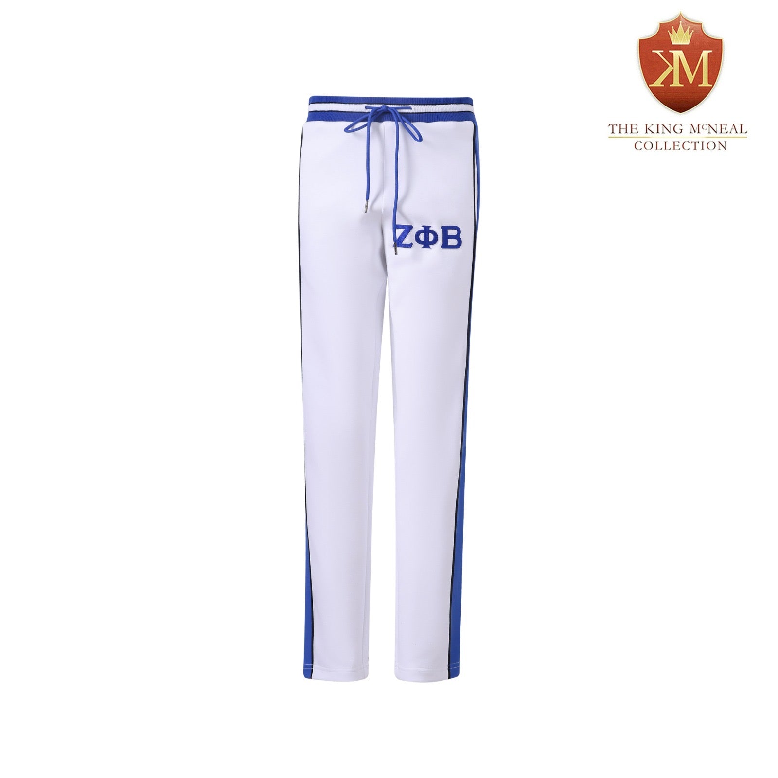 Zeta White Air Tech Fleece Warm Up Pants