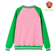 AKA Pink Crest Chenille Crewneck (Unisex Size)