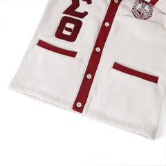Delta Cream Fleece Cardigan Unisex Fit