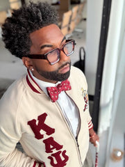 Kappa Cream Varsity Fleece Jacket