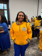 SGRho Gold Quarter Zip Sweatshirt Unisex
