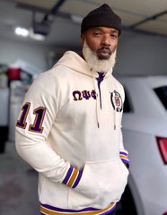 Omega Neutral Qtr Button-Up Hoodie