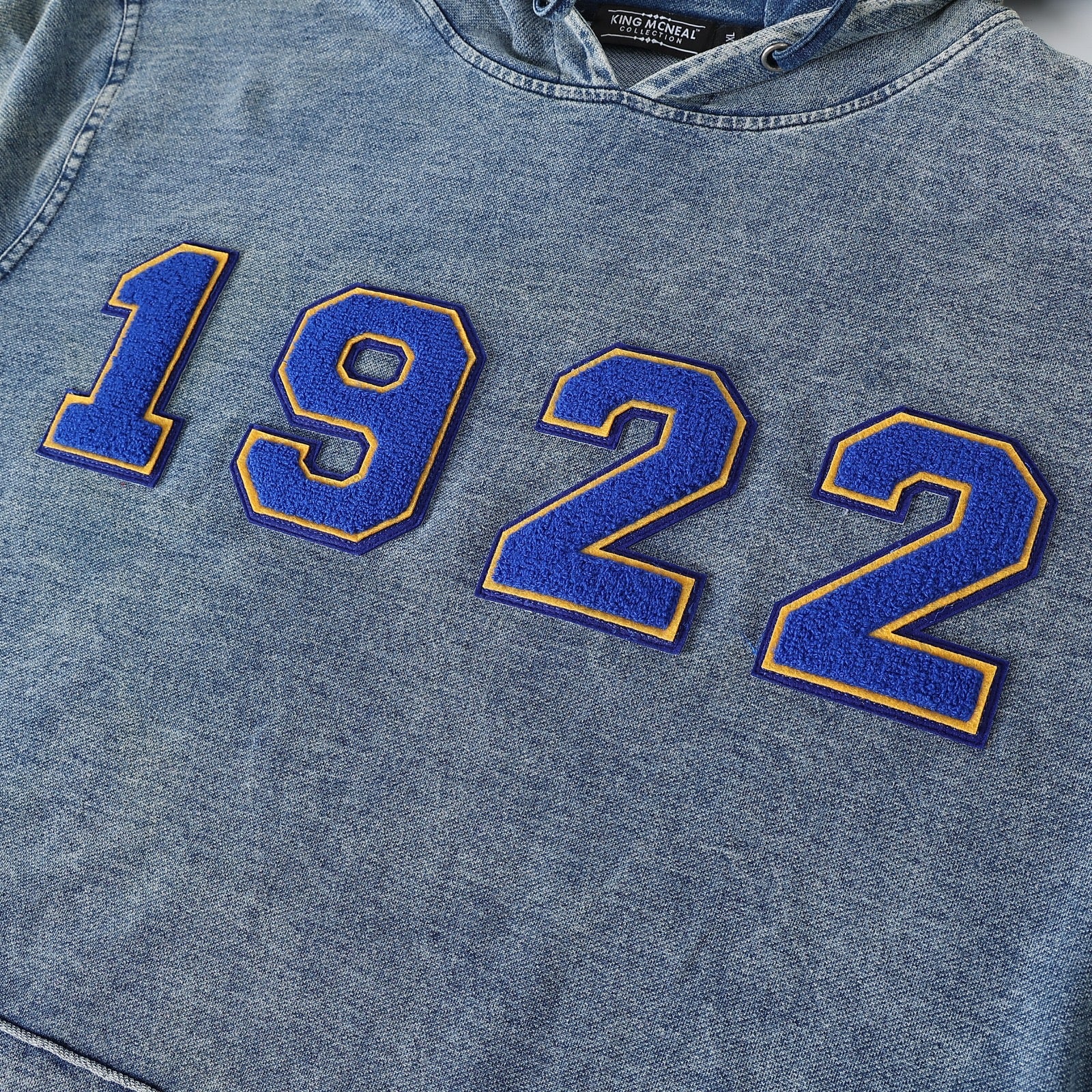 Sigma Gamma Rho 1922 Chenille Denim Hoodie