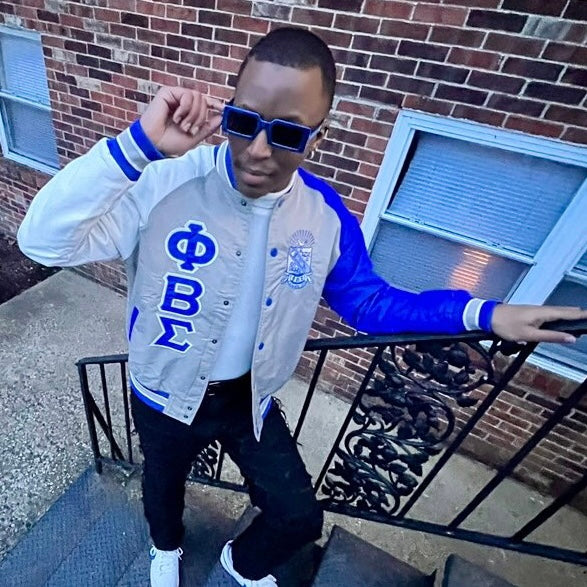 Grey Sigma Bomber Jacket