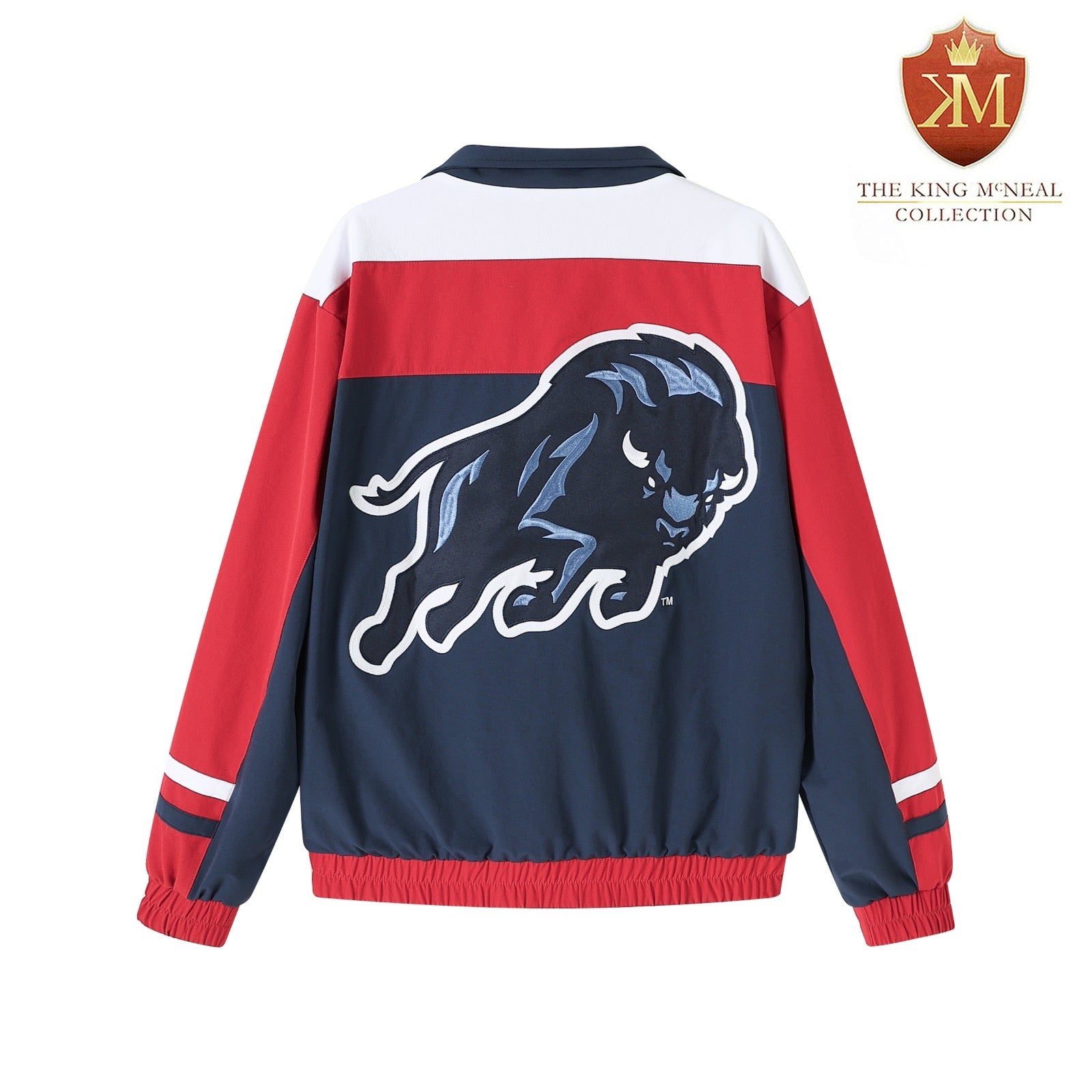 Howard University Blue Full Zip Windbreaker Tech