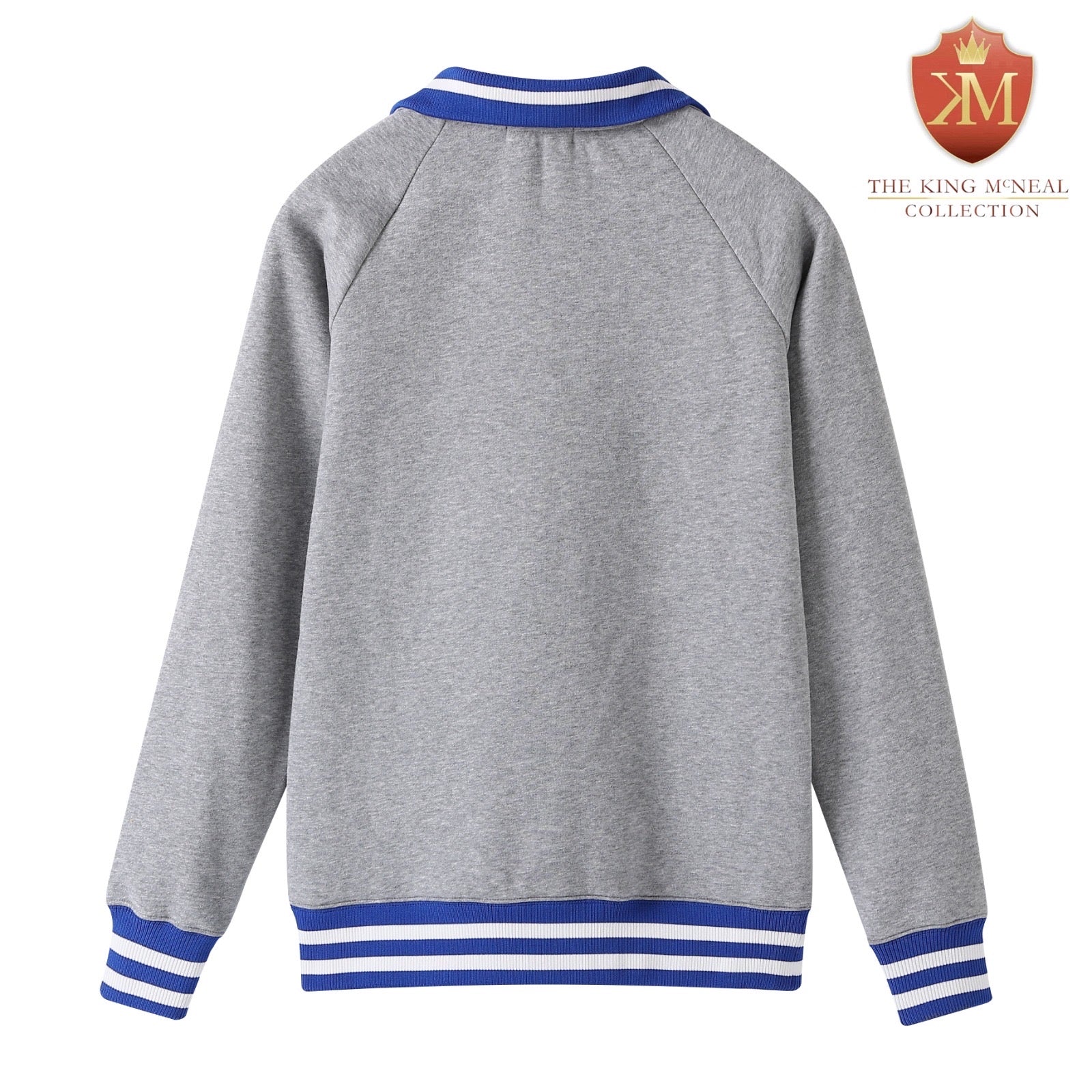 Zeta Grey Quarter Zip Sweatshirt Unisex