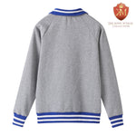 Zeta Grey Quarter Zip Sweatshirt Unisex