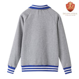Zeta Grey Quarter Zip Sweatshirt Unisex